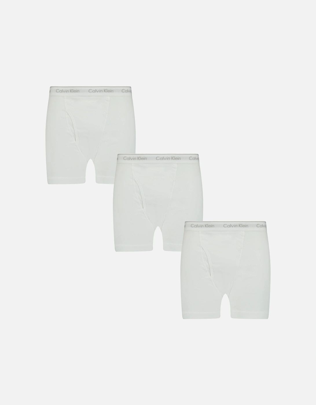 Stencil Logo Cotton Stretch Boxers White (3 Pack), 3 of 2