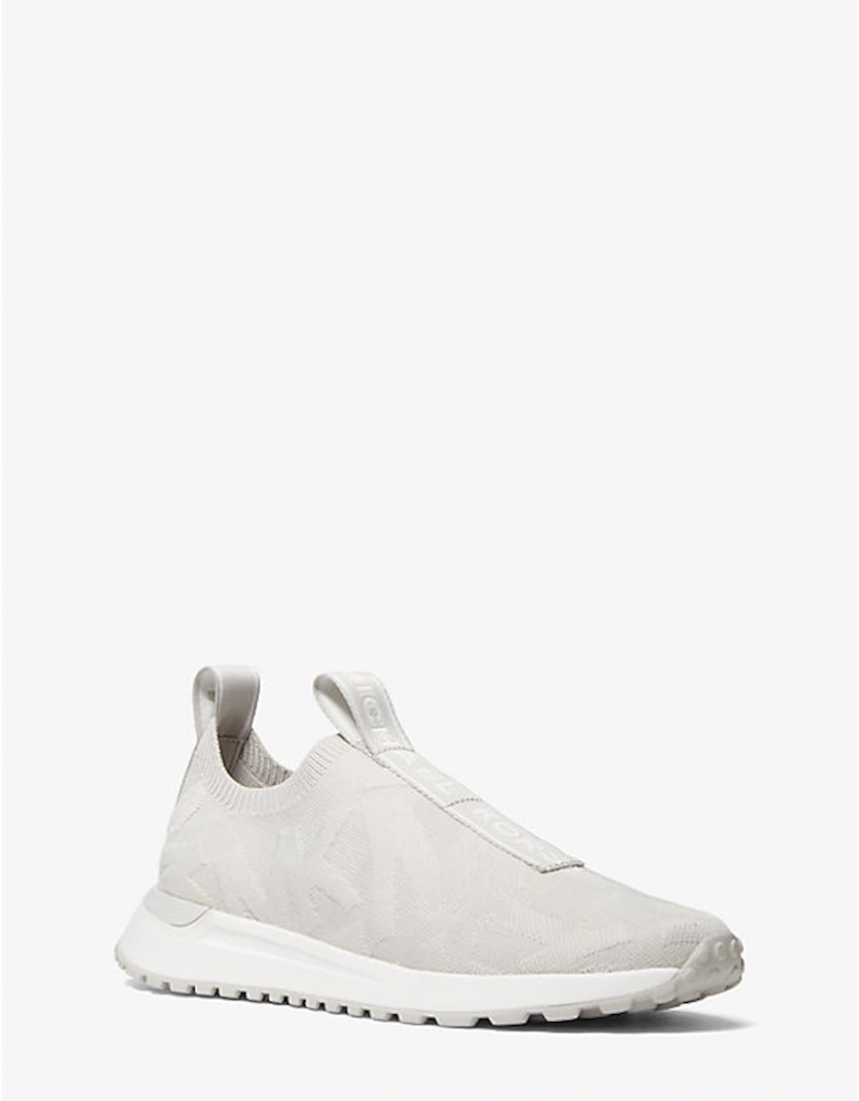 Bodie Logo Embossed Stretch Knit Slip-On Trainer