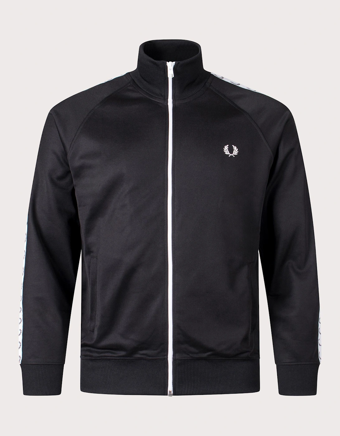 Zip Through Taped Track Top