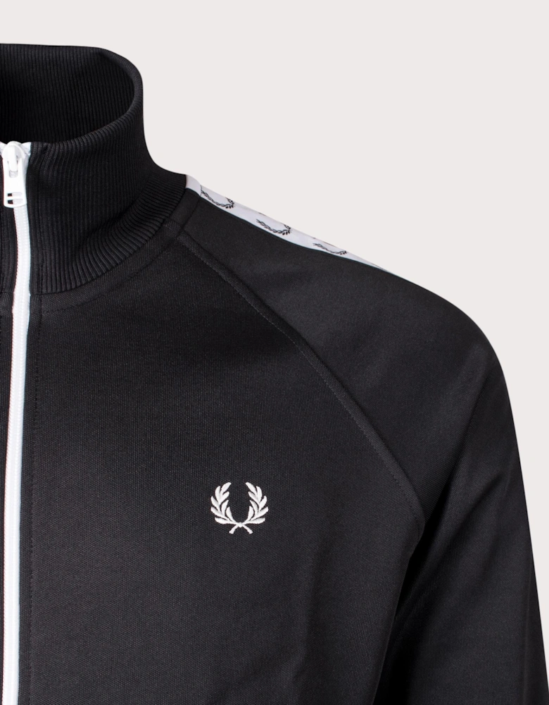 Zip Through Taped Track Top