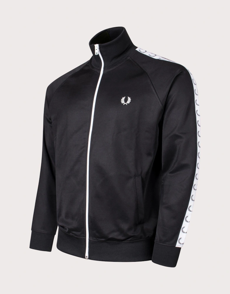 Zip Through Taped Track Top