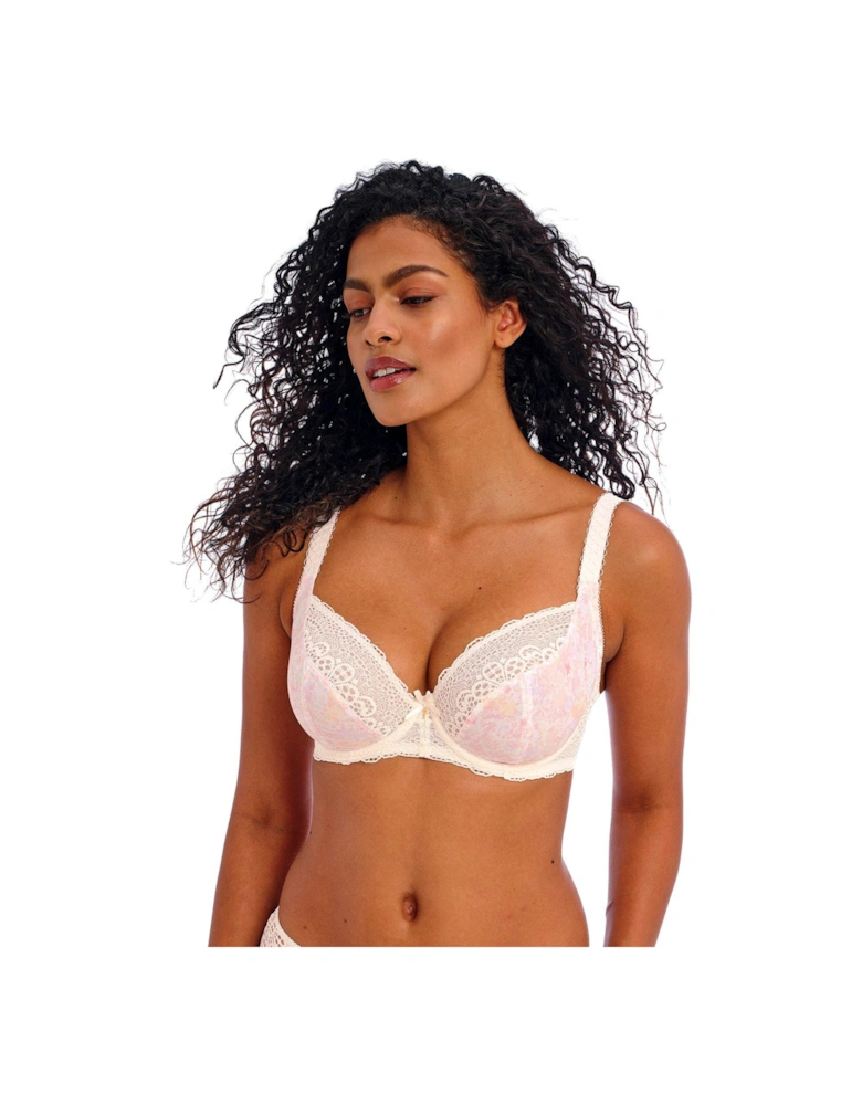 Daydreaming Underwired Plunge Bra - Multi