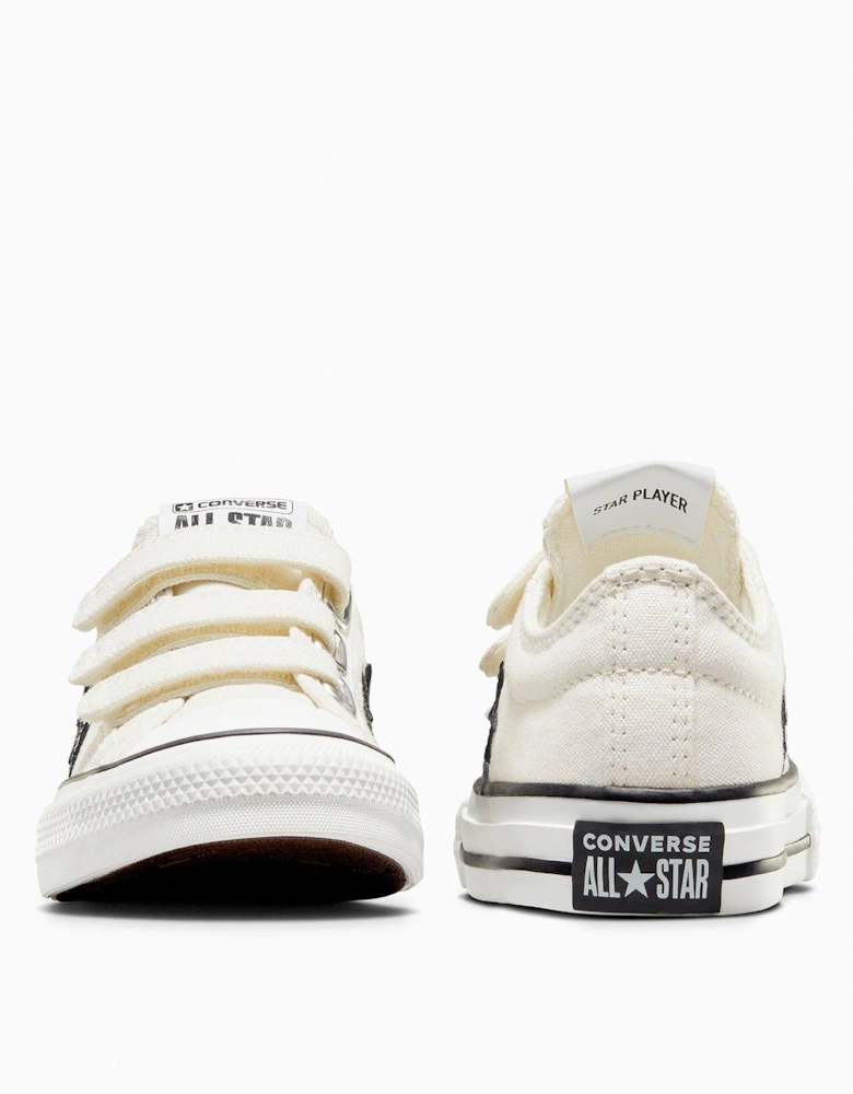 Kids Star Player 76 Ox Trainers - White/black