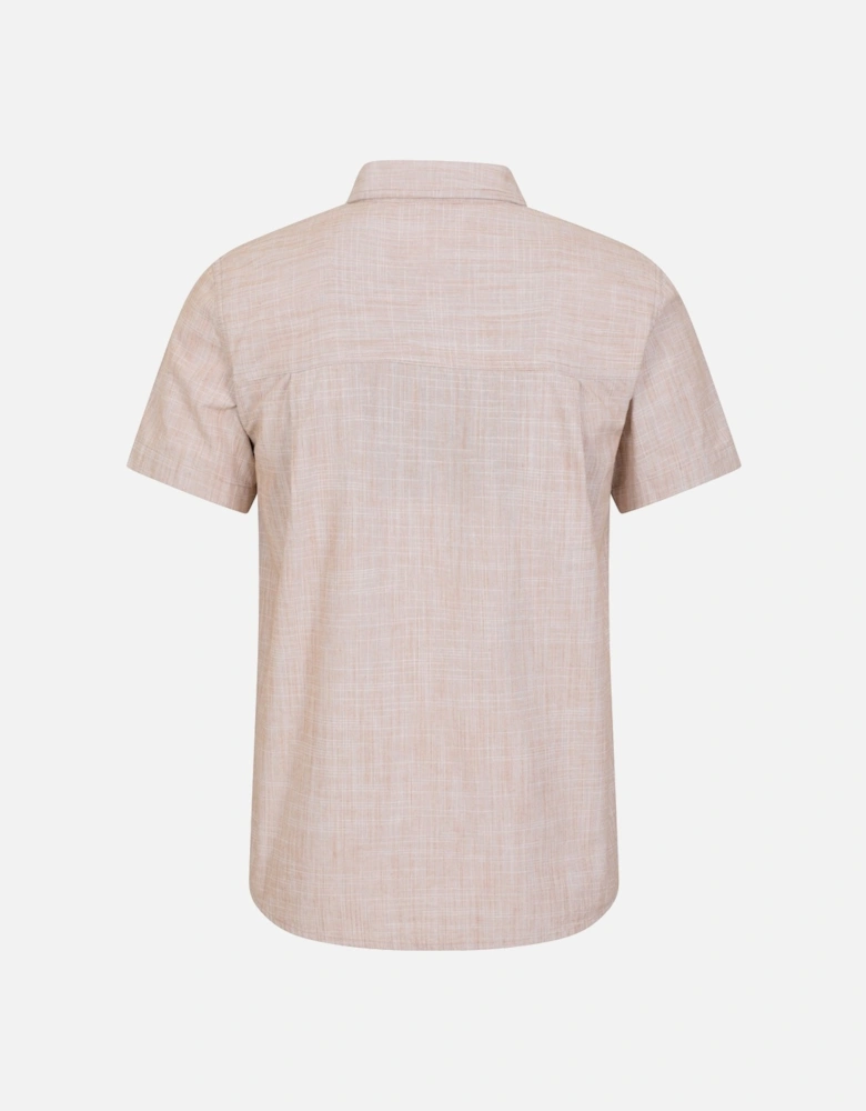 Mens Coconut Slub Short-Sleeved Shirt