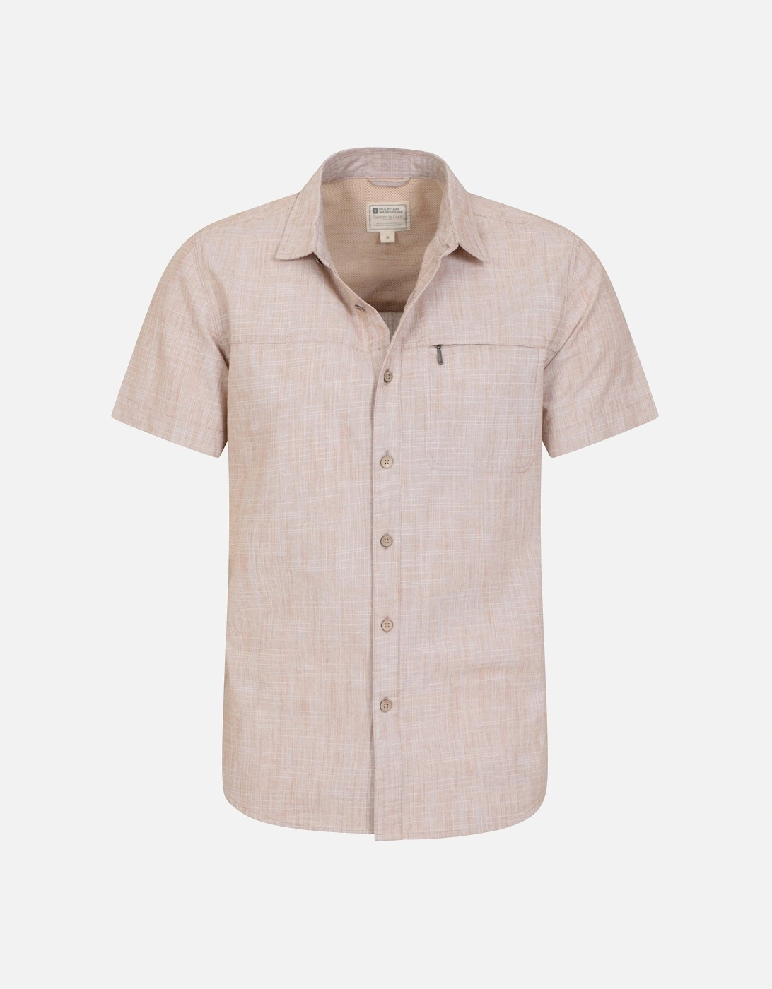 Mens Coconut Slub Short-Sleeved Shirt