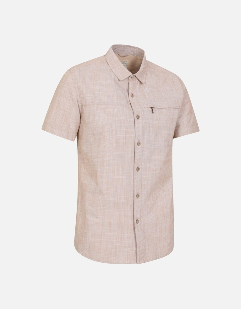 Mens Coconut Slub Short-Sleeved Shirt