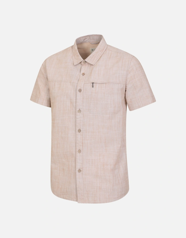 Mens Coconut Slub Short-Sleeved Shirt