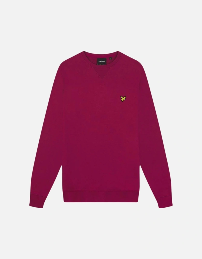 Lyle & Scott Brand Logo Rich Burgundy Sweatshirt