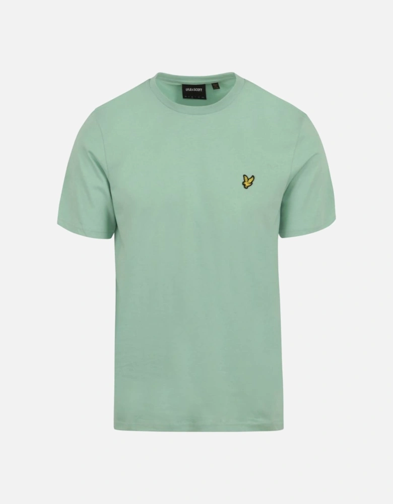 Lyle Scott Brand Chest Logo Turquoise Shadow T Shirt