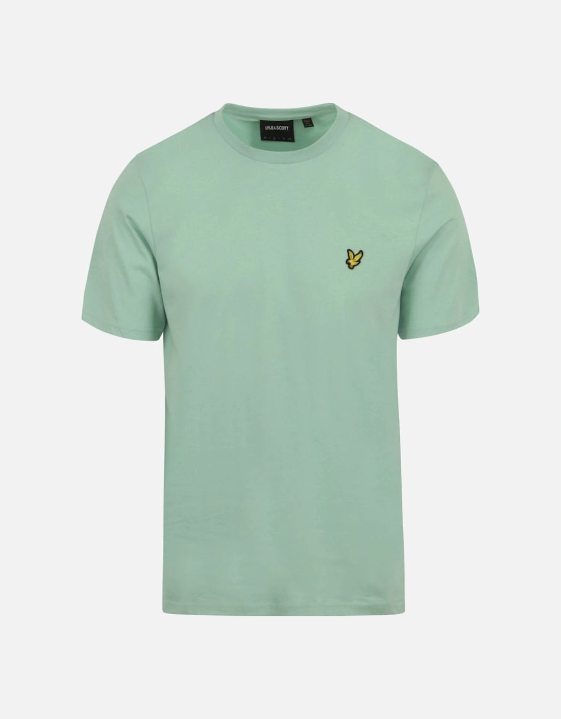 Lyle Scott Brand Chest Logo Turquoise Shadow T Shirt, 2 of 1