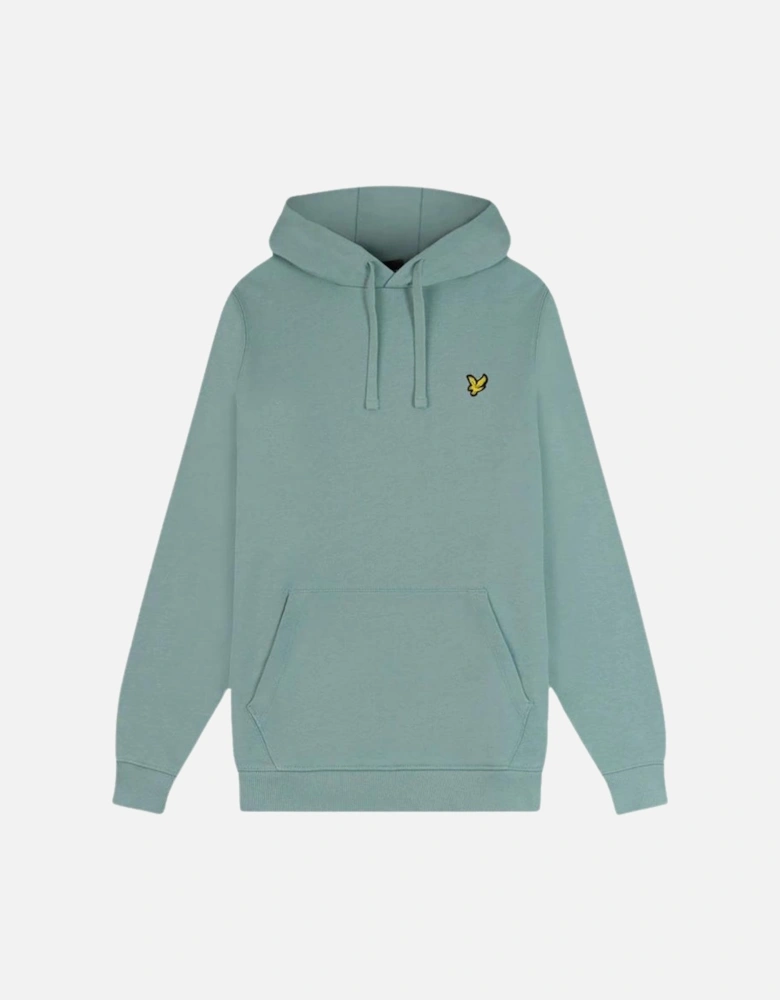 Lyle & Scott Brand Logo Slate Blue Hoodie