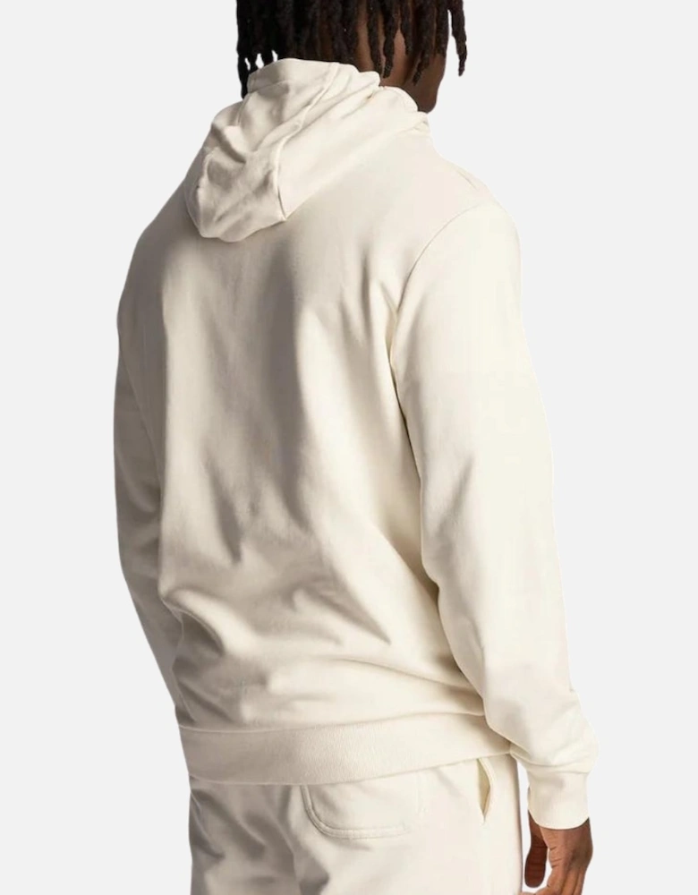 Lyle Scott Club Emblem Chalk Hoodie