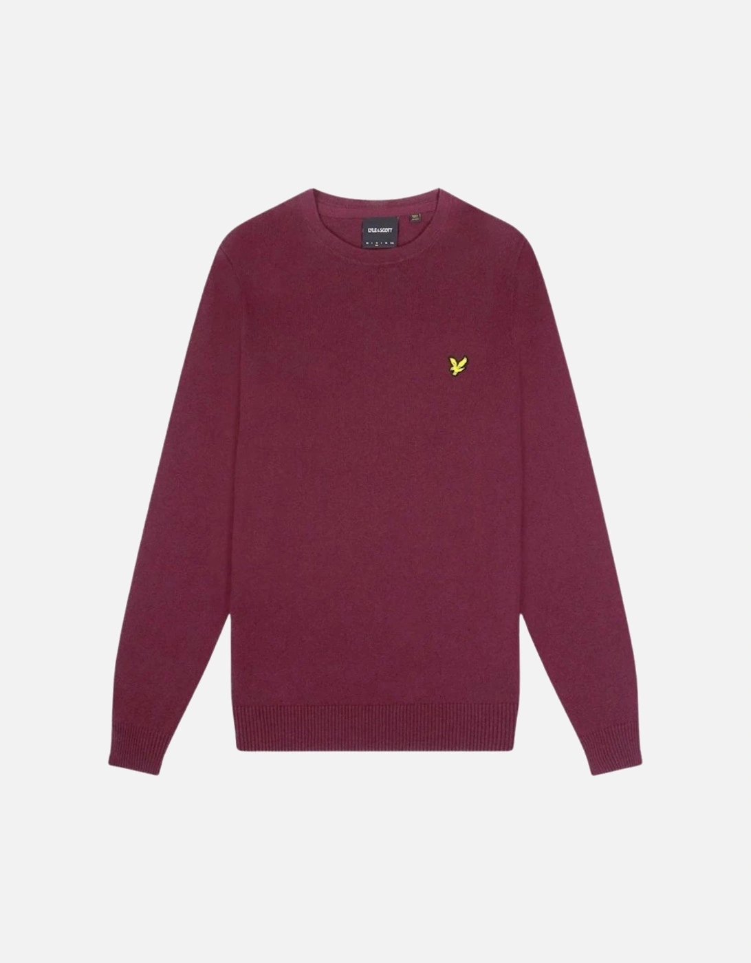 Lyle & Scott Brand Logo Burgundy Jumper, 2 of 1