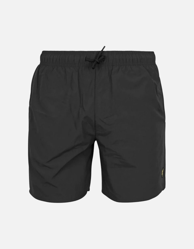 Lyle & Scott Branded Logo Black Swim Shorts