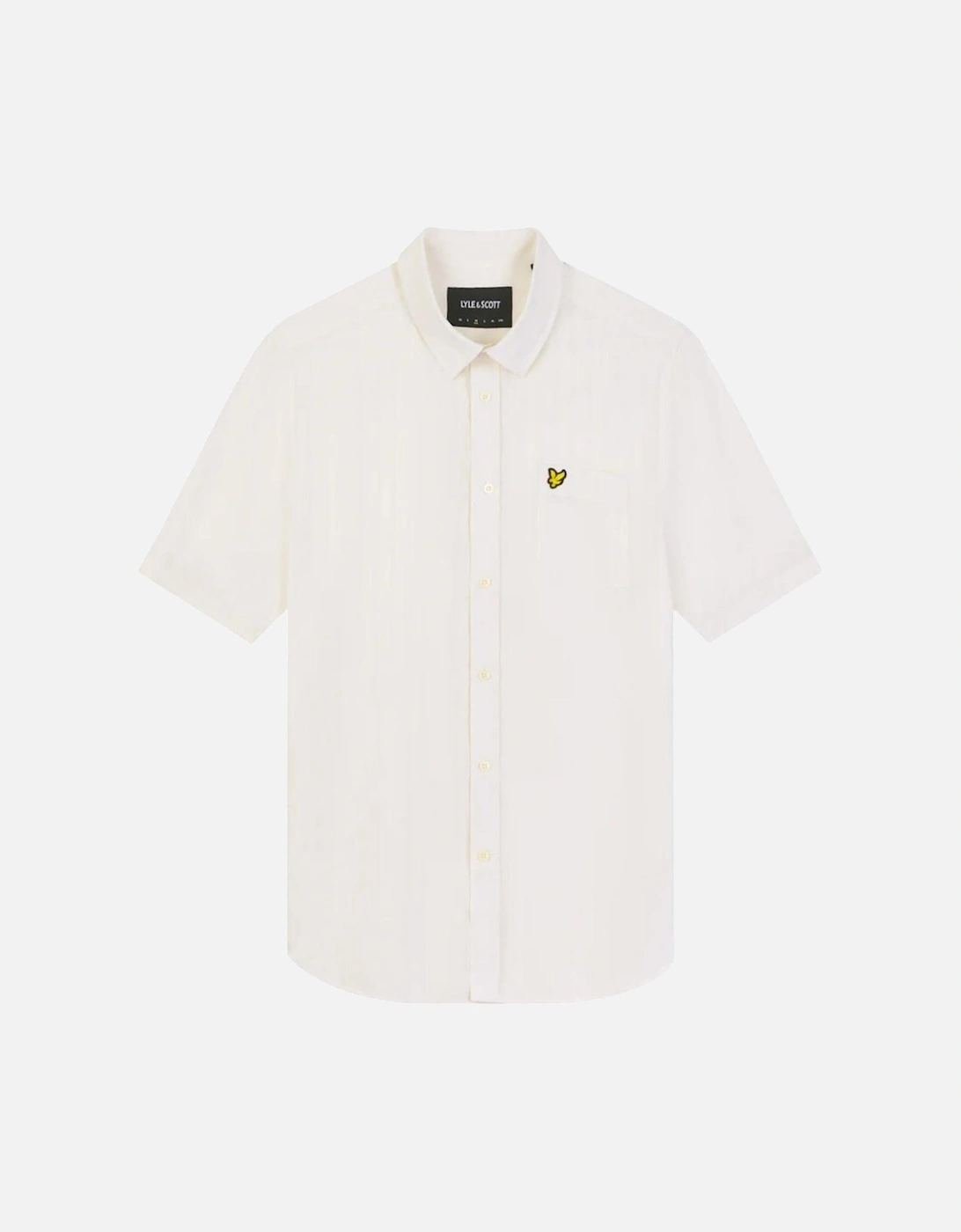 Lyle Scott Brand Chest Logo Chalk Shirt, 2 of 1