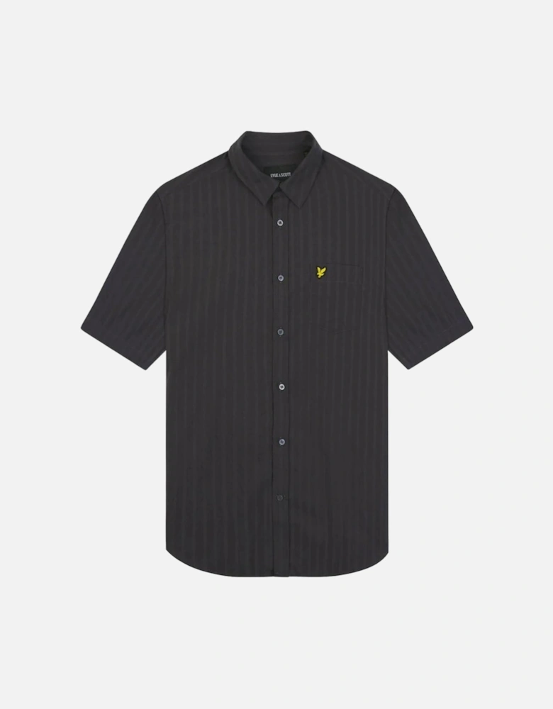 Lyle Scott Brand Chest Logo Gunmetal Shirt