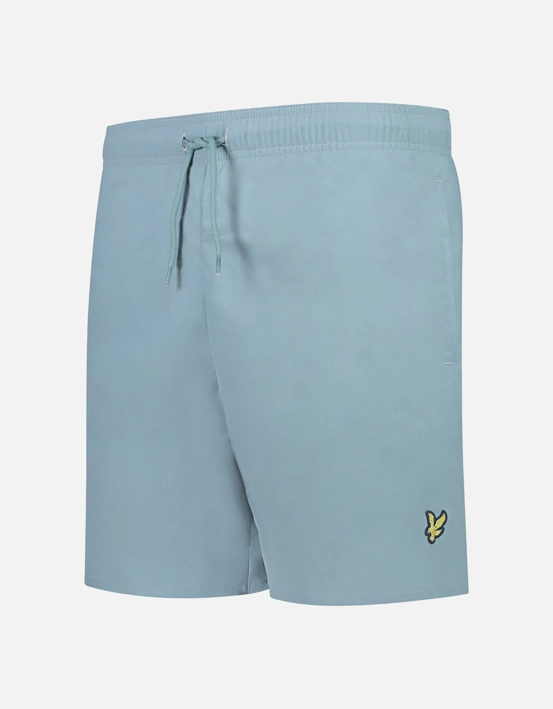 Lyle Scott Branded Logo Light Blue Swim Shorts