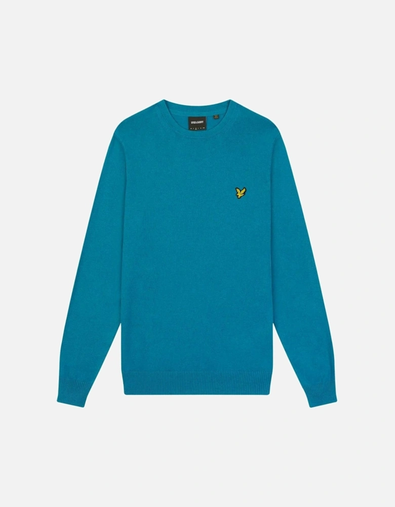 Lyle & Scott Brand Logo Leisure Blue Jumper