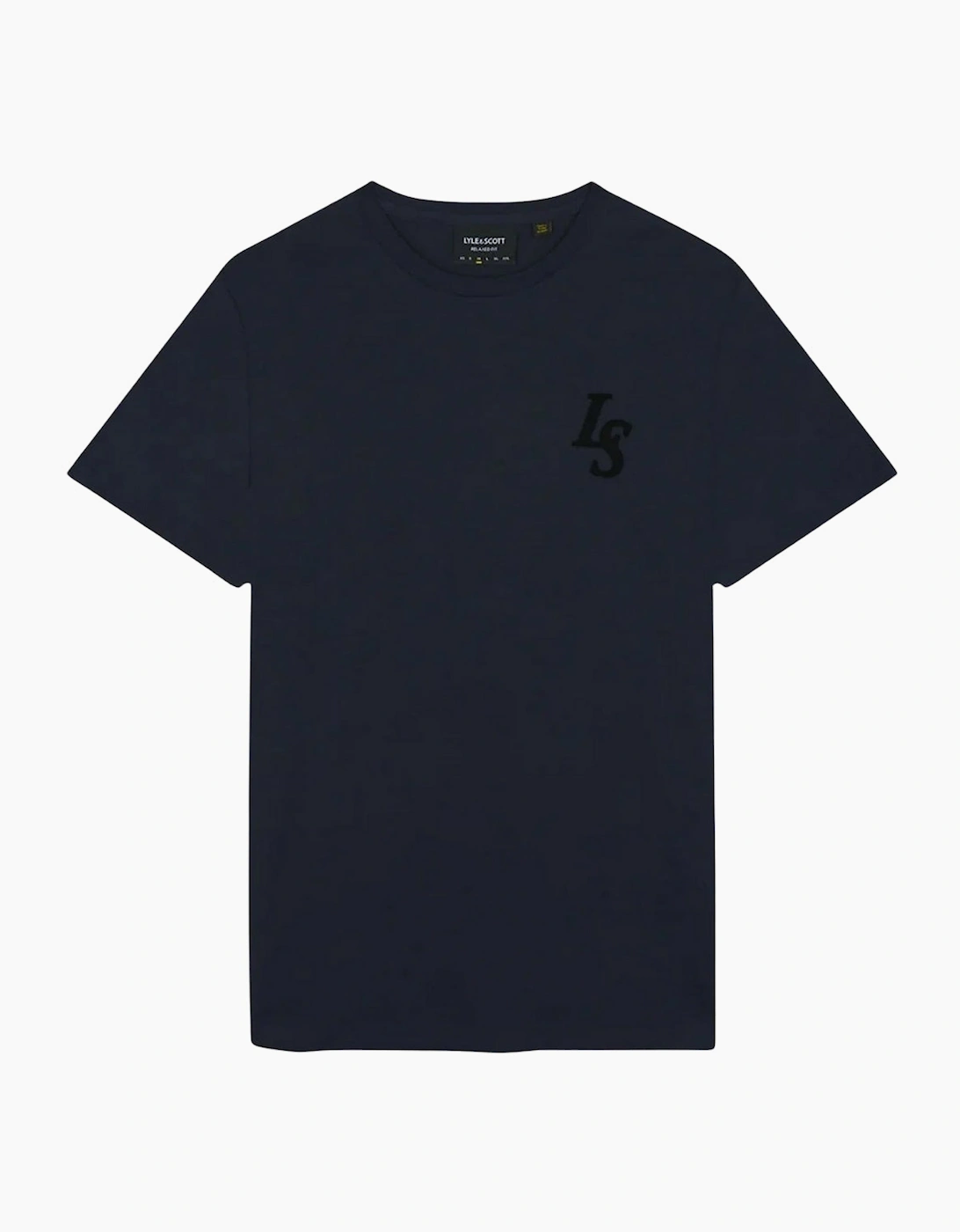 Lyle & Scott Men's Lyle & Scott Club Emblem Dark Navy T Shirt - Black