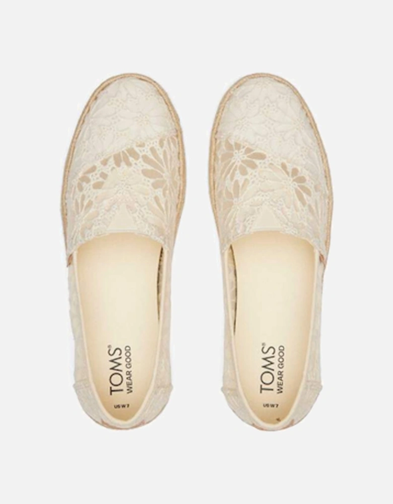 Women's Alpargata Rope 2.0 Lace Espadrille Natural Floral