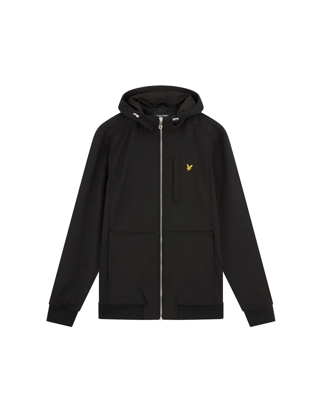 Lyle And Scott Men's Black Lyle & Scott Branded Jet Softshell Jacket - : 42/Regular Xl