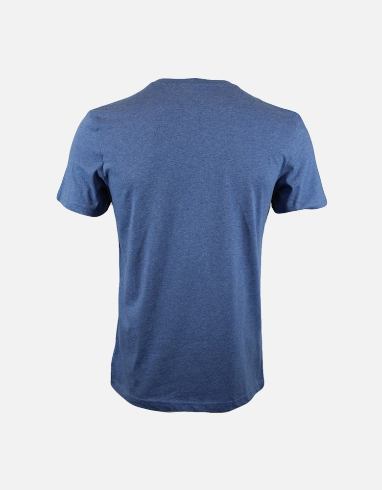Cotton Stretch T-Shirt, Storm Blue Marl
