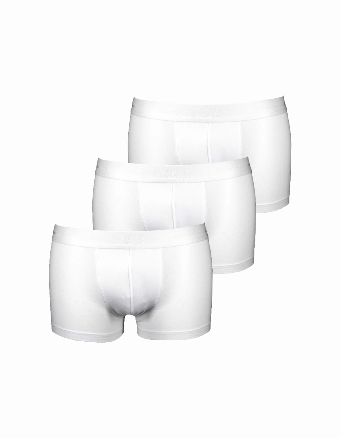 3-Pack Bold Logo Boxer Trunks, White, 3 of 2