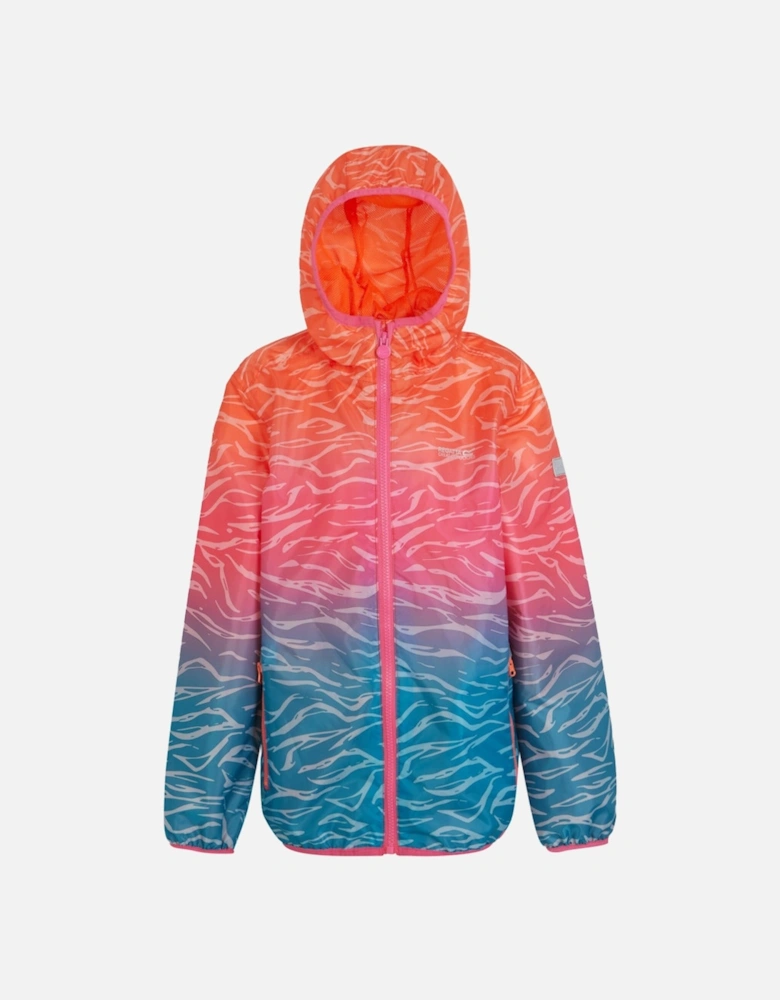 Boys & Girls Printed Lever Waterproof Breathable Jacket