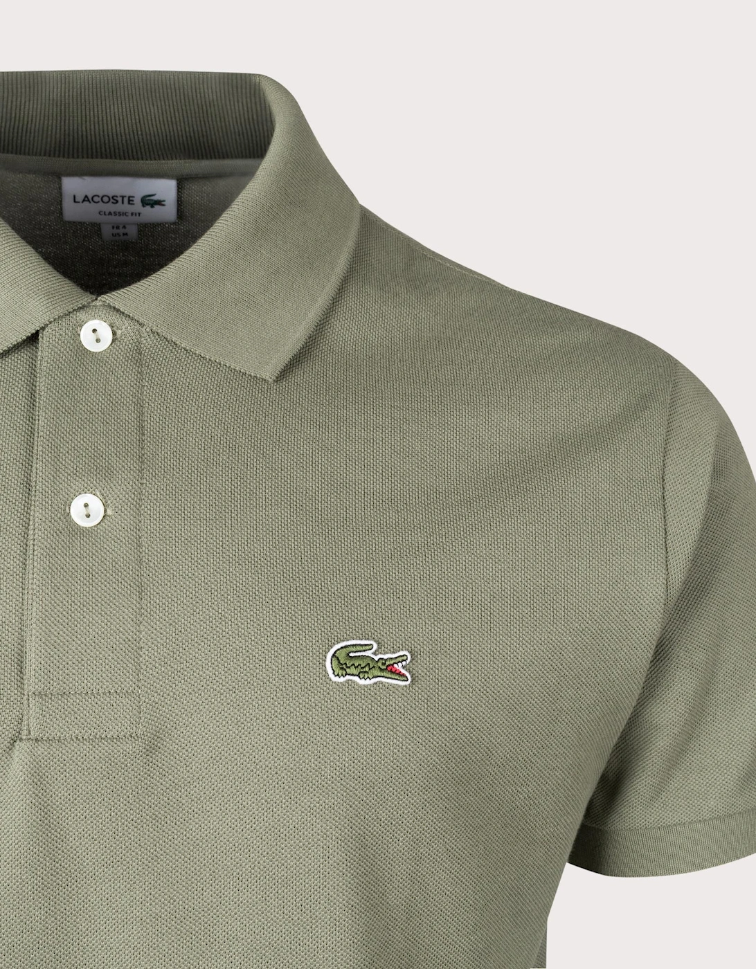 Classic Fit L1212 Croc Logo Polo Shirt