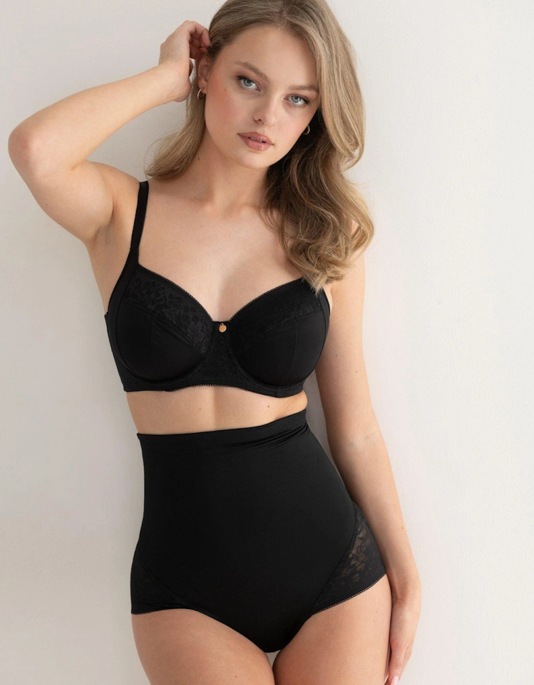 Effortless Shapewear Tummy Control High-Waist Brief - Black