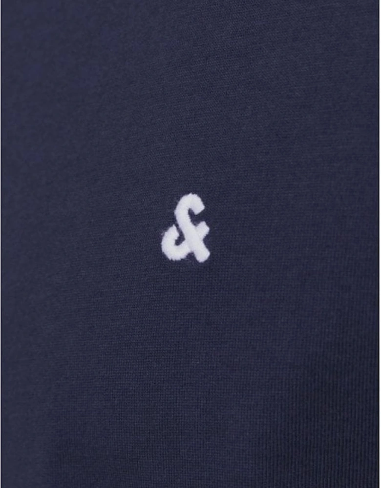 Paulos Crew Neck T-shirt - Navy Blue