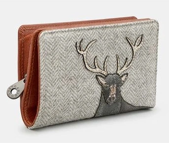 Highland Stag Zip Purse Y1089