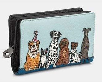 Zip Around Purse Party Dogs Y1089