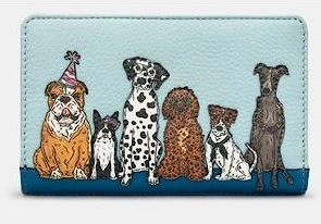 Zip Around Purse Party Dogs Y1089