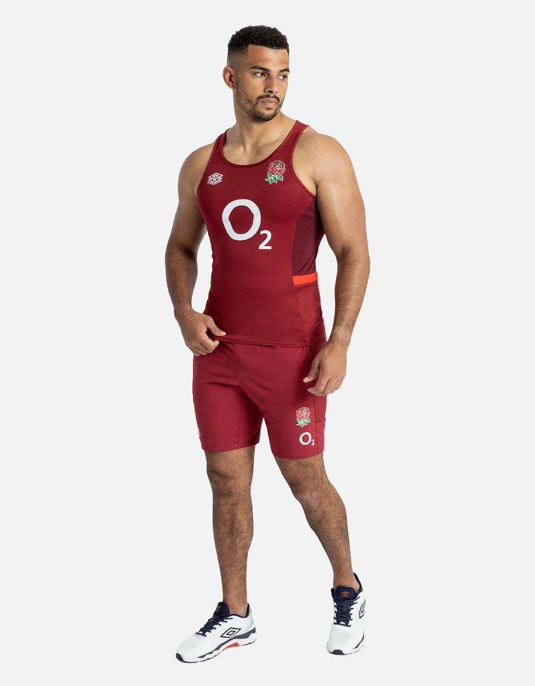 Mens 23/24 England Rugby Gym Tank Top