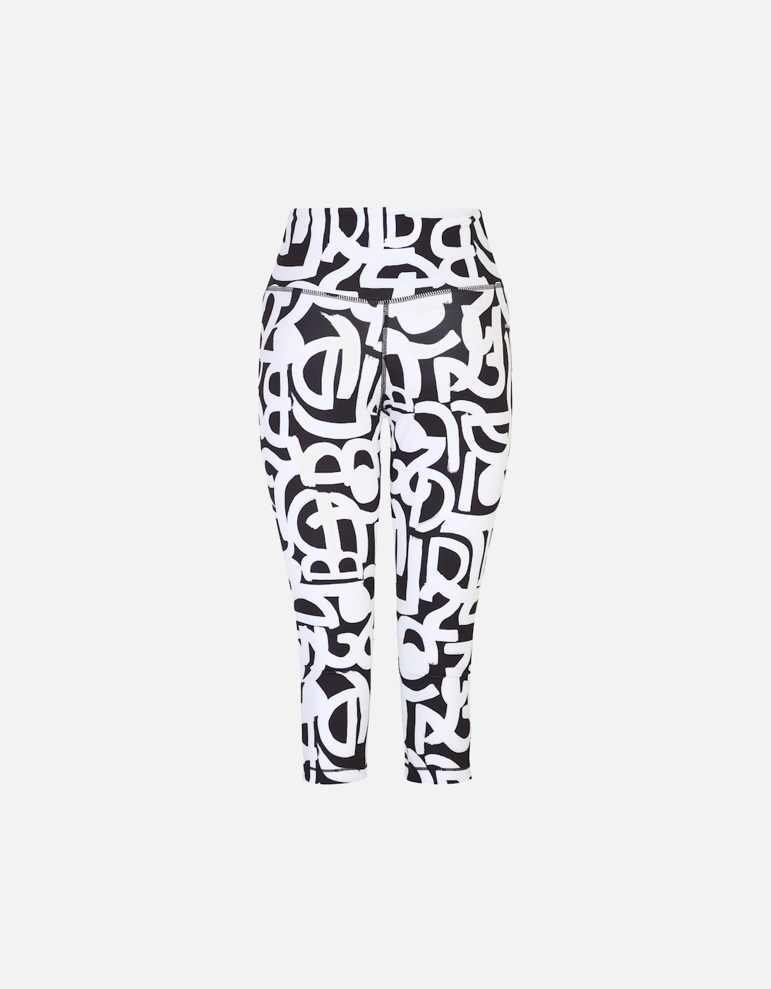 Womens/Ladies Influential Graffiti 3/4 Leggings