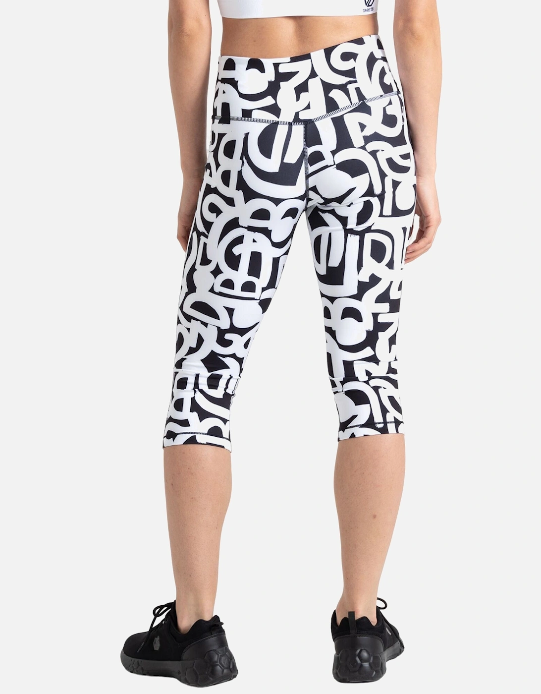 Womens/Ladies Influential Graffiti 3/4 Leggings