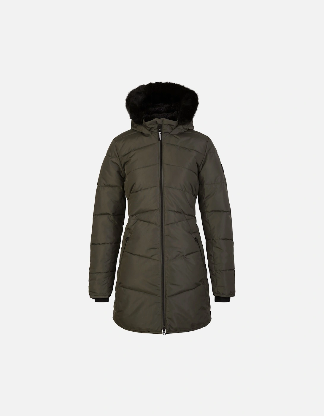 Womens/Ladies Striking III Long Length Padded Jacket, 5 of 4
