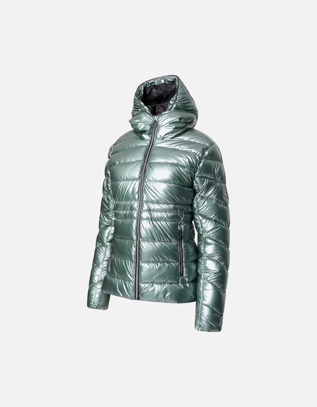 Womens/Ladies Reputable II Metallic Puffer Jacket