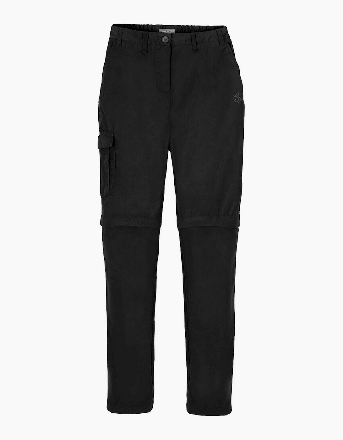 Craghoppers Women's Black / Expert Kiwi Convertible Trousers  Size 12 Uk L