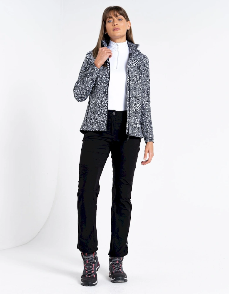 Womens/Ladies Far Out Dotted Soft Shell Jacket