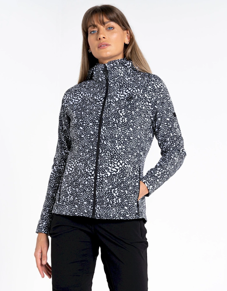 Womens/Ladies Far Out Dotted Soft Shell Jacket