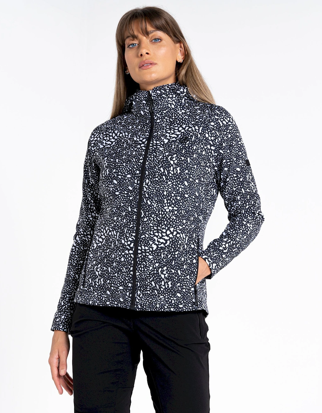 Womens/Ladies Far Out Dotted Soft Shell Jacket