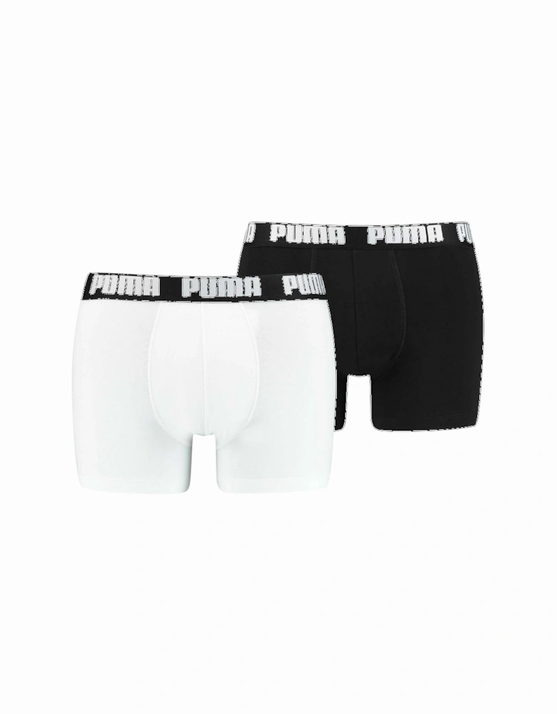 Mens Basic Boxer Shorts (Pack of 2)