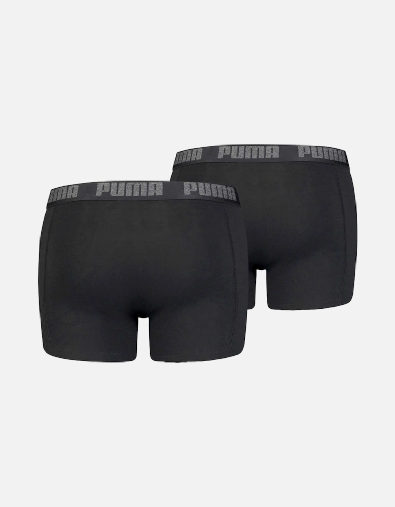 Mens Basic Boxer Shorts (Pack of 2)