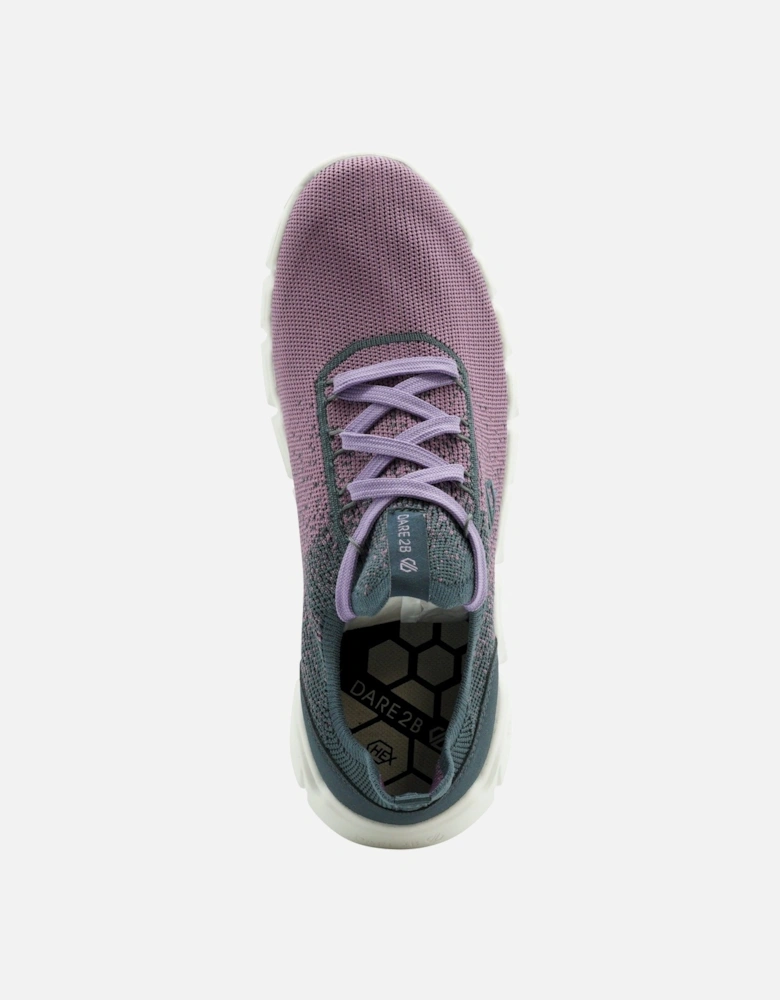 Womens/Ladies Hex-At Knitted Recycled Trainers