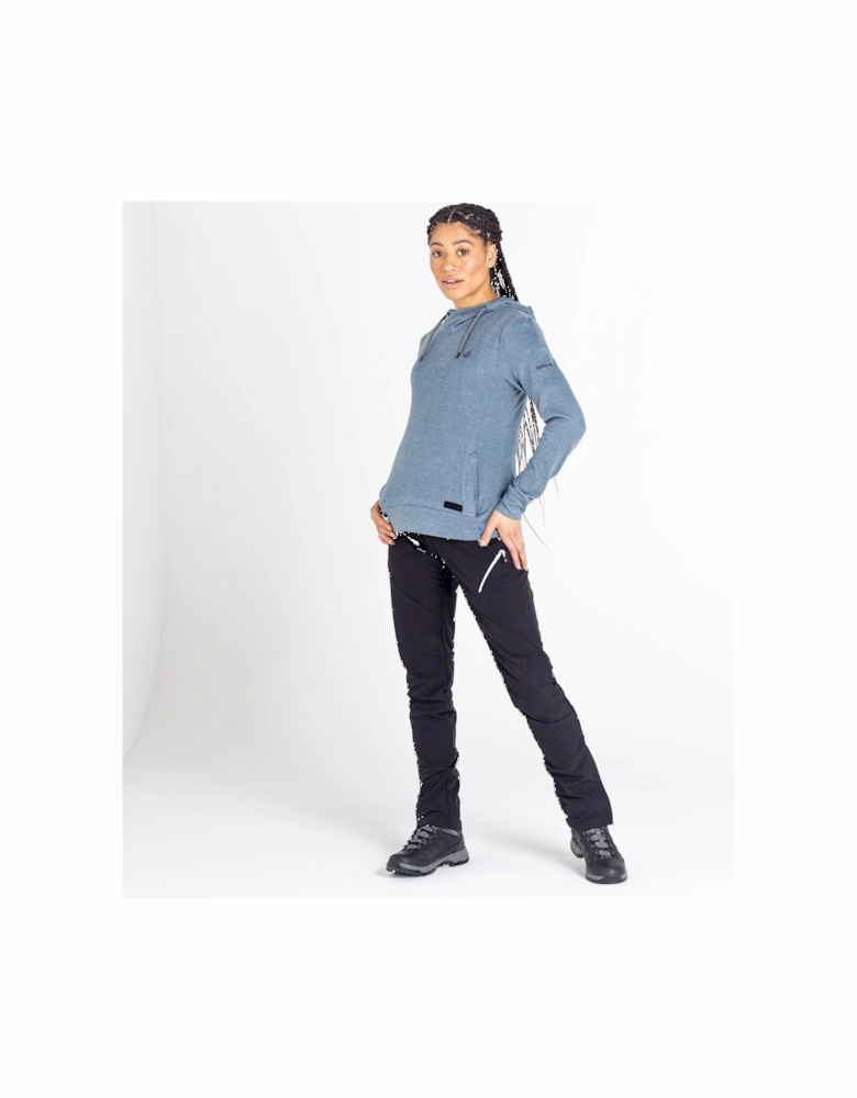 Womens/Ladies Out & Out Marl Fleece Hoodie