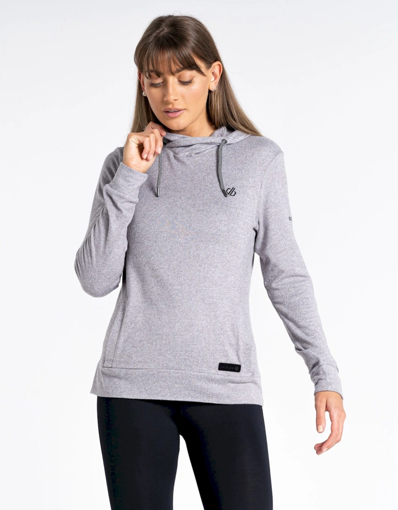 Womens/Ladies Out & Out Marl Fleece Hoodie