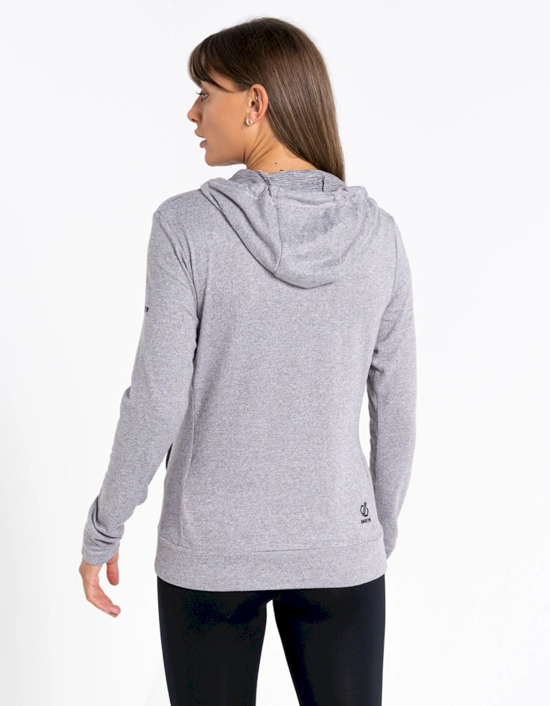 Womens/Ladies Out & Out Marl Fleece Hoodie