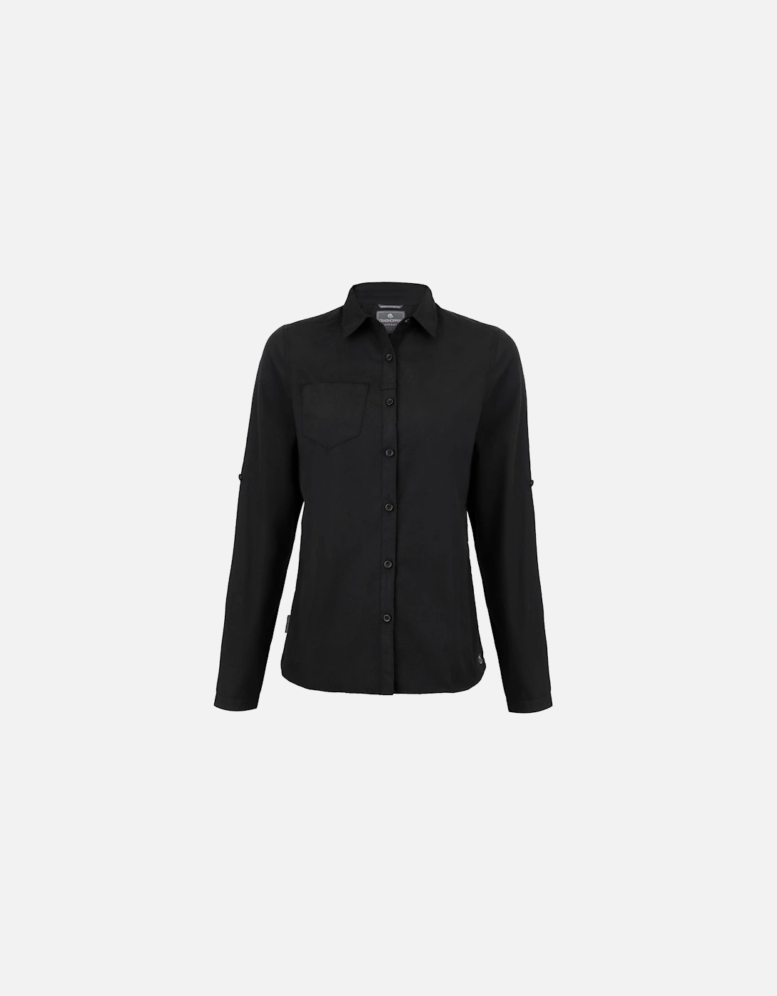 Women's Craghoppers Womens/Ladies Expert Kiwi Long-Sleeved Shirt - Black - Size: 20